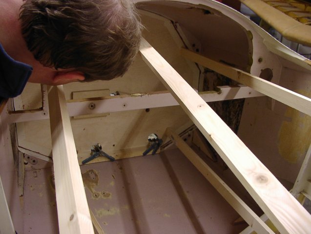 Cockpit Platte Fußraum